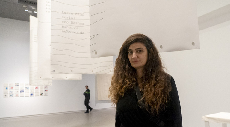 Marwa Arsanios este viernes en Gasteiz.