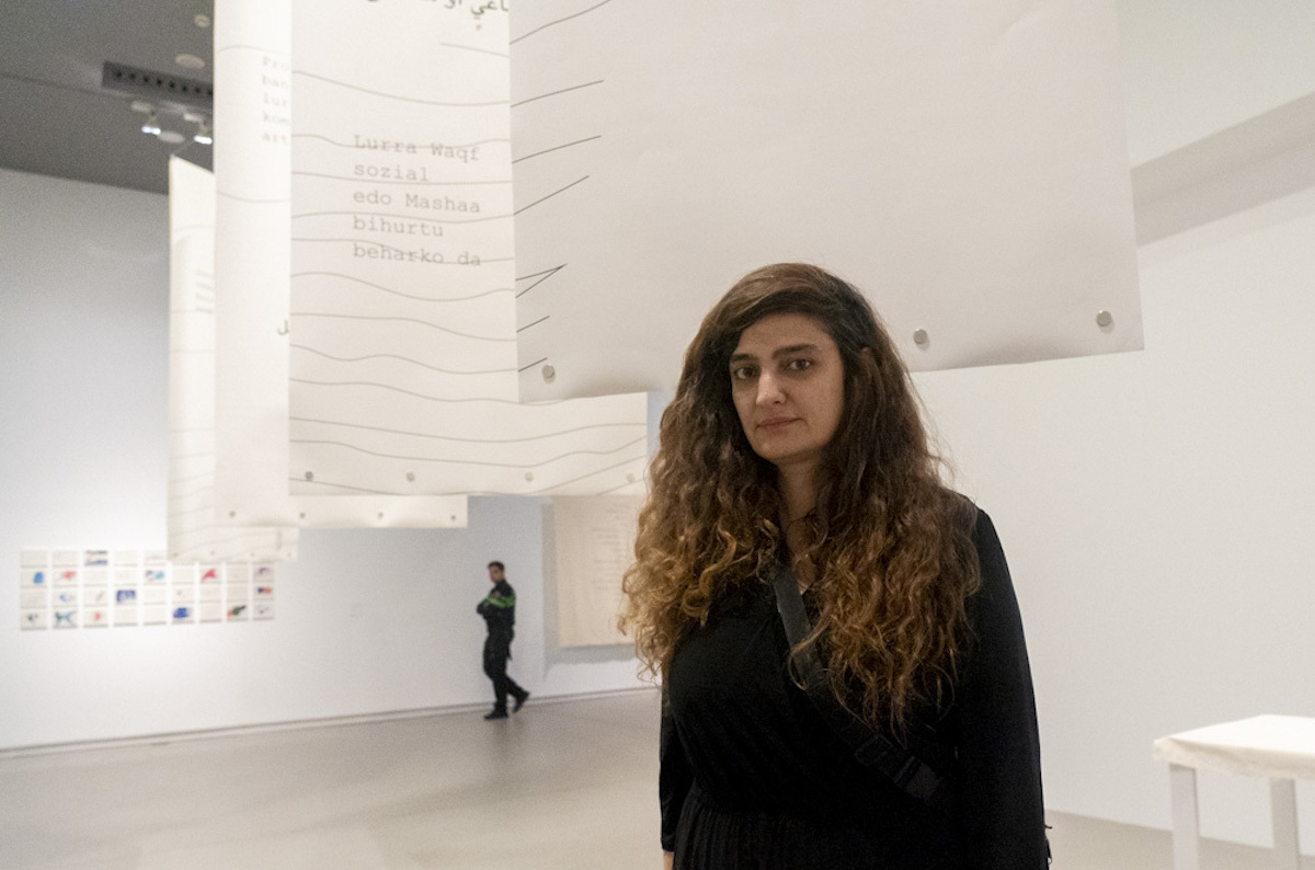 Marwa Arsanios este viernes en Gasteiz.