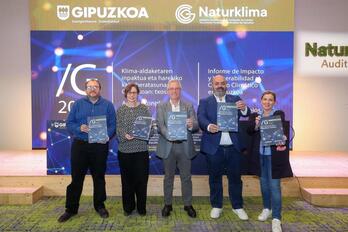 Donostian aurkeztu dute Naturklimaren txostena. 