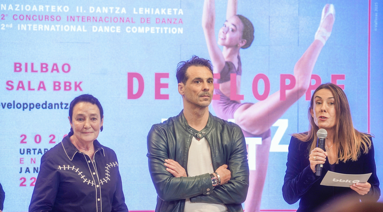 Jone Goirizelaia e Igor Yebra, en la presentación de esta edición. 