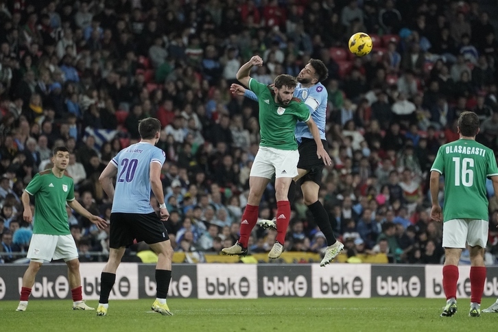 Euskal Selekzioa vuelve al césped tras el partido del año pasado contra Uruguay.