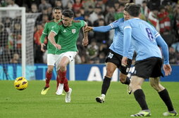 Euskal Selekzioa vuelve al césped tras el partido del año pasado contra Uruguay.