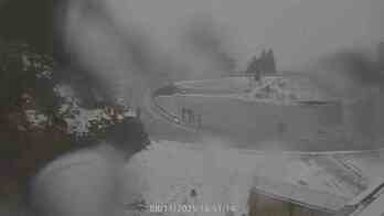 Carretera de La Contienda, vista desde la webcam. 