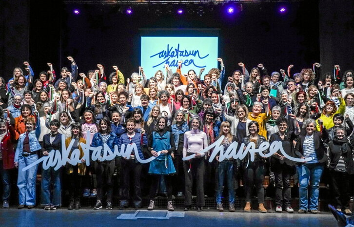 Emakumeen Gunea antolatu zuen atzo EH Bilduk Durangon.