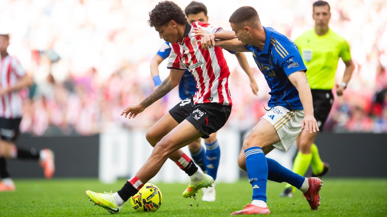 Seltón en su debut en San Mamés (ATHLETIC CLUB)