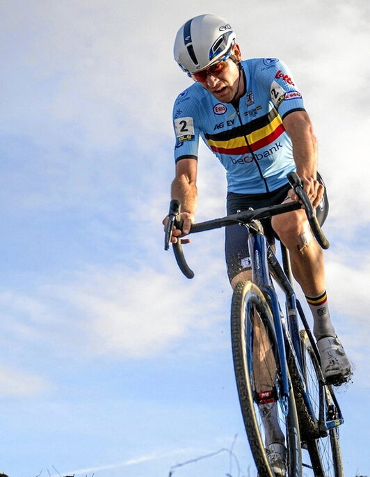 Toon Aerts, bere Orbea Orcarekin.