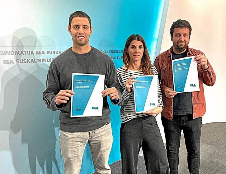 Lakuako aurrekontuei buruz ELAk egindako txostenaren aurkezpena.