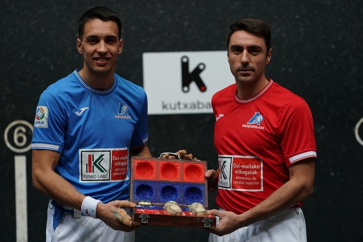Pilotekin konforme, Zabala eta Etxeberria prest daude igandeko finalerako.
