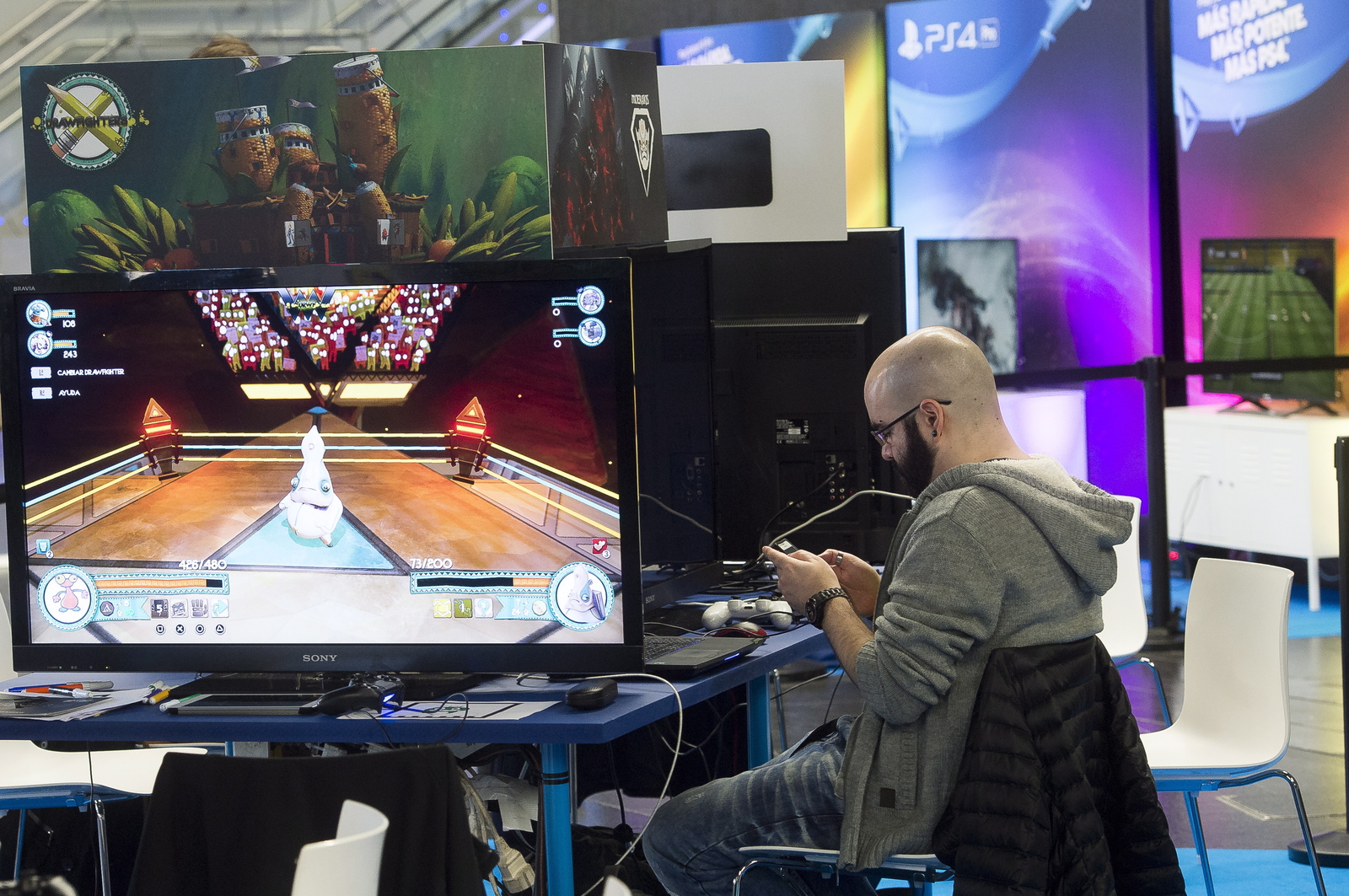 Imagen de un festival de videojuegos de Bilbo.