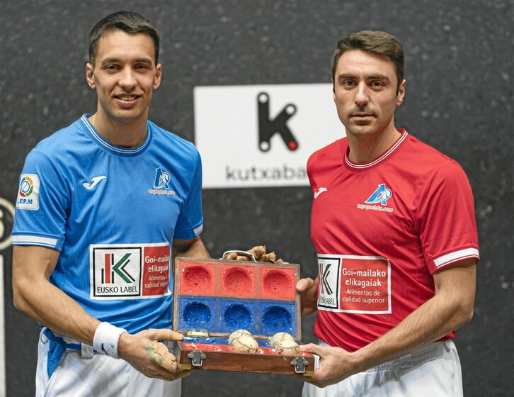 Berehala aukeratu zuten Zabalak eta Etxeberriak finaleko materiala.
