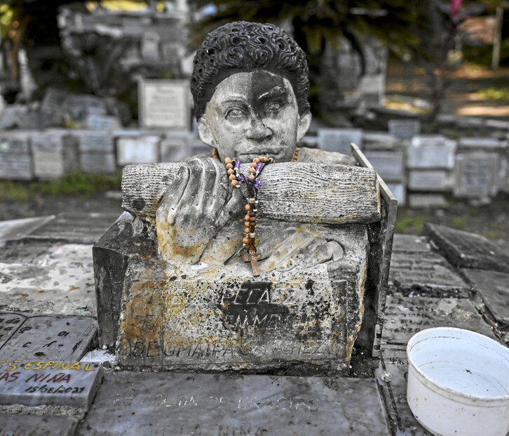 Vista aérea de Armero tres días después de ser arrasado por la erupción del volcán Nevado del Ruiz.