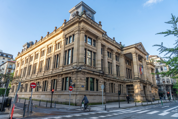 Palacio de Justicia en Donostia.