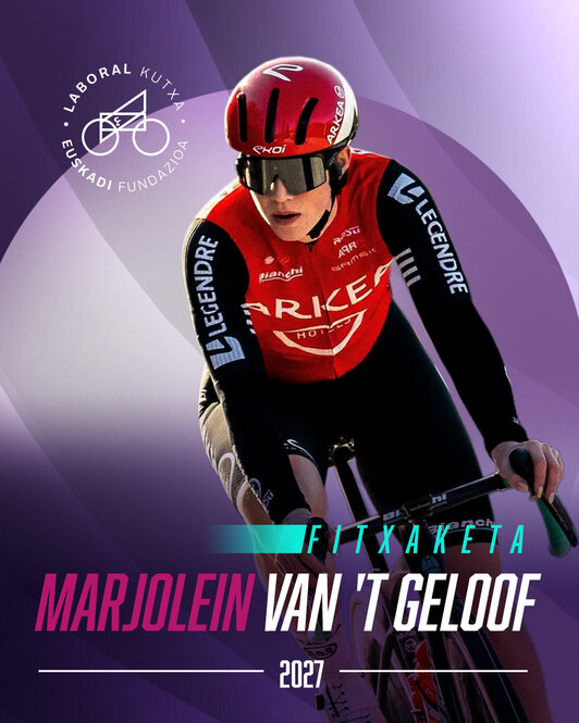 Marjolein van't Geloof da Laboral Kutxaren azken fitxaketa.