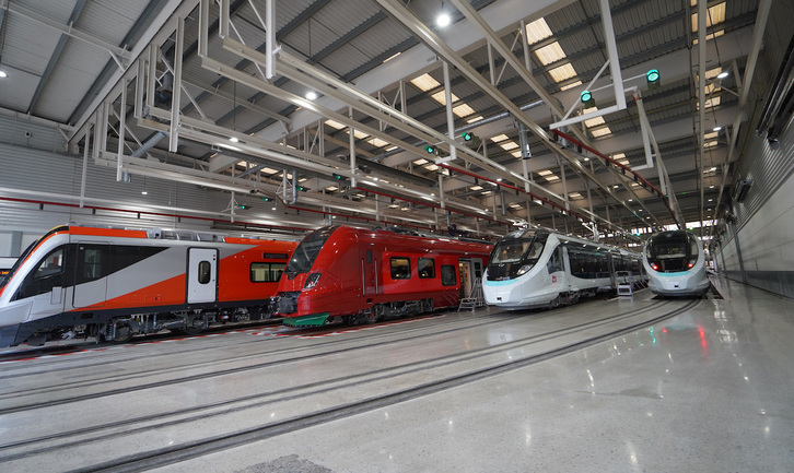 Imagen de archivo de la fábrica de CAF en Beasain.