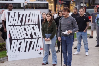 Ernairen agerraldia, ostegun honetan Bilbon.