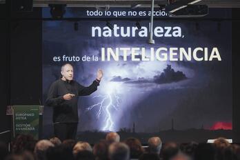 Javier Martínez Aldanondo, en el acto inaugural.