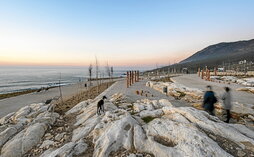 Imágenes de esta zona de Pontevedra conocida como «Explanada do Horizonte».