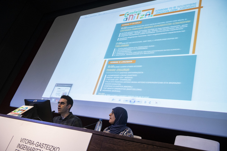 Ikerketaren azalpena EHUko eta Goian-eko ordezkariek aurkeztuta.