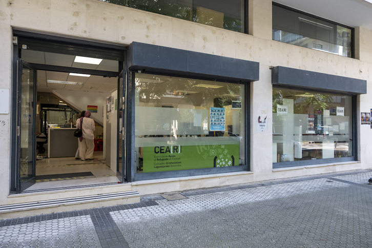 Oficinas de Zehar-Errefuxiatuekin en Donostia.