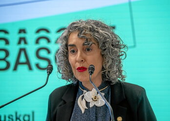 Ibone Bengoetxea, Getariako ekitaldi batean.