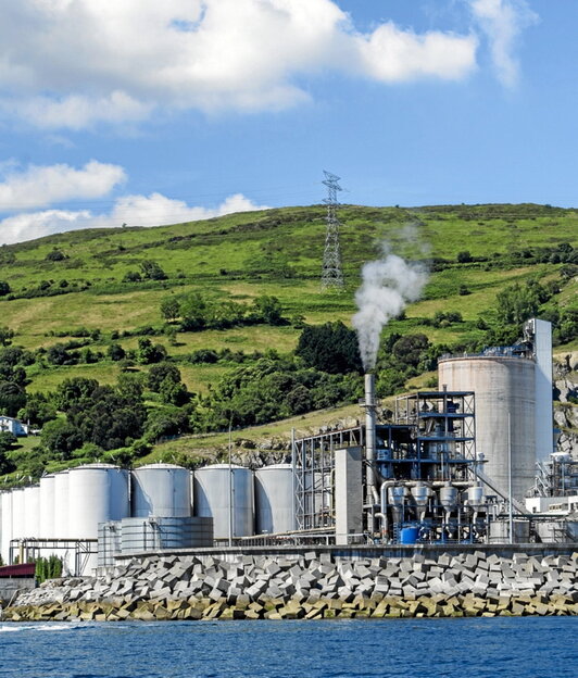 La central de ciclo combinado de Zierbena.