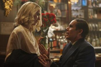 Ethan Hawke eta Margaret Qualley ‘Blue Moon’ filmean