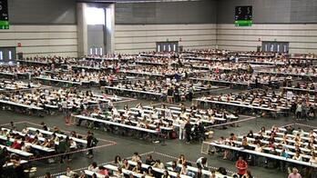 Imagen de la oposición a celadores de obras de la Diputación de Bizkaia.