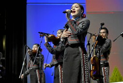 Mariachi Joya, en los Grammy Latinos recién celebrados en Las Vegas.