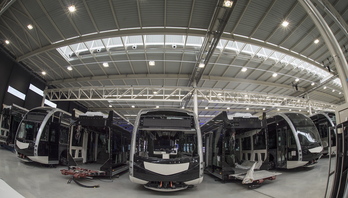 Fábrica de Irizar, en una imagen de archivo.