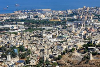 Campo de refugiados de Ain el Helu, en Sidón, atacado por Israel.