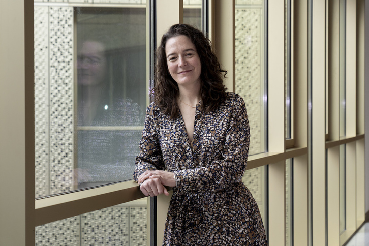 Leticia Landa, este miércoles en las instalaciones de Basque Culinary Center.