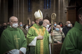 José Ignacio Munilla, durante su etapa como obispo de Donostia.