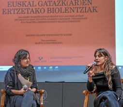 Oiartzungo udalbatza aretoan izan zen hitzaldia.