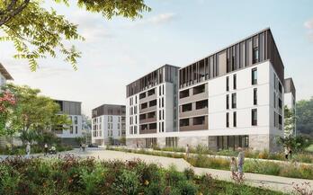 Vue d’architecte du projet de lotissement au Prissé à Bayonne.