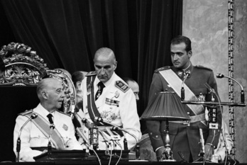 EH Bildu, ERC y BNG han recordado que la monarquía española es «la herencia» de la dictadura de Franco.