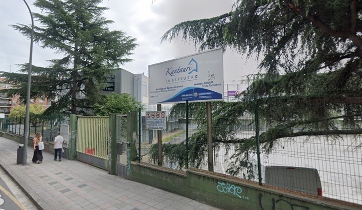 El Instituto de Santurtzi donde trabaja el profesor que ha denunciado acoso.