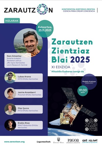 Zarauzko ikertzaileek garatzen ari diren proiektuen inguruan hitz egingo dute saioan.