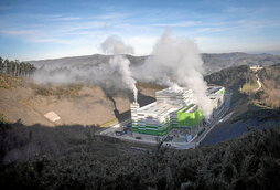 Imagen de la incineradora de Zubieta antes del incendio del 11 de octubre de 2025.