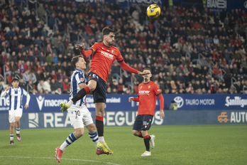 Catena y Oyarzabal, en el último derbi en El Sadar, volverán a verse las caras.