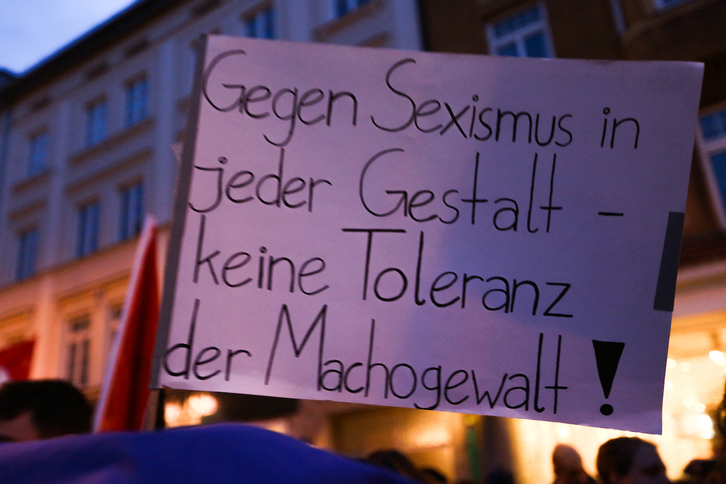 Protesta contra la violencia machista en Alemania.