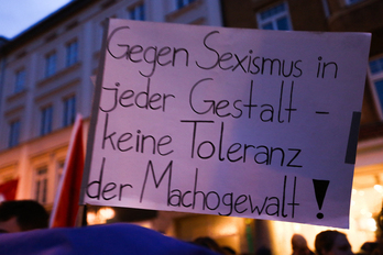 Protesta contra la violencia machista en Alemania.