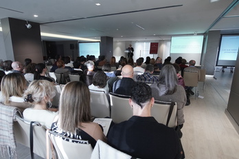 Un momento de la la XXIII edición del Encuentro de Familias de Acogida de Gipuzkoa.