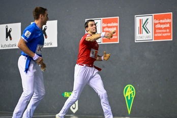 Altuna eta Peio Etxeberria, Lau eta Erdian jokatu zuten finalerdian.