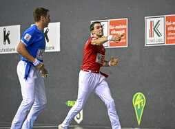 Altuna eta Etxeberria, duela gutxi jokatu zuten Lau eta Erdiko finalerdian.