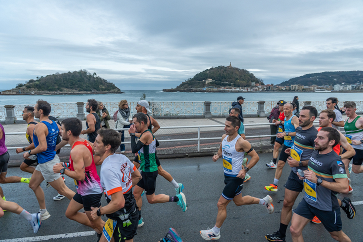 Tiempo ideal para correr una maratón hoy en Donostia.