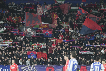 Ambiente este sábado en El Sadar. 