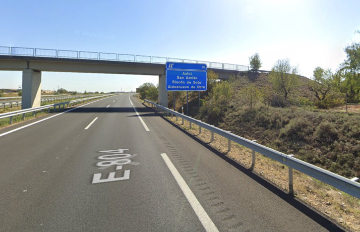 El fatal accidente se ha producido en este tramo riojano de la AP-68.