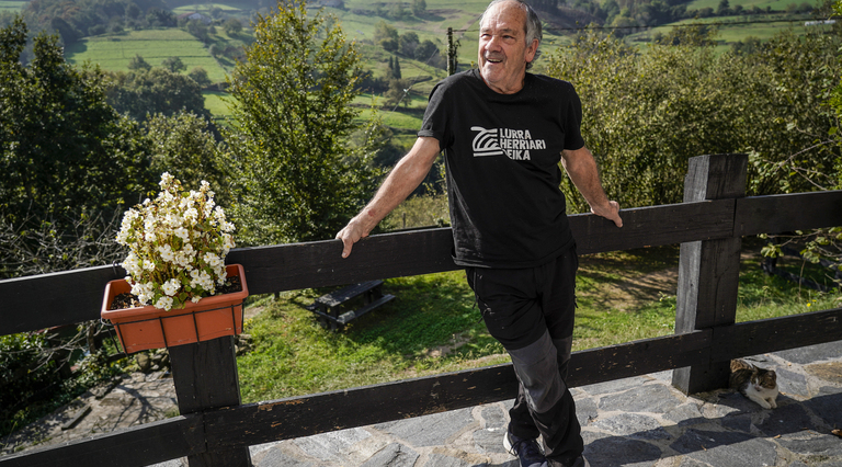 Pello Rubio, el protagonista de ‘Txillarreko sukaldaria’. 