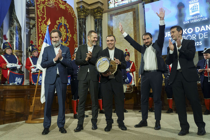 Entrega del Tambor de Oro del pasado 20 de enero, que premió a la productora Moriarti.