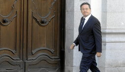 Álvaro García Ortiz, a su llegada al Tribunal Supremo, que le juzgó y condenó.